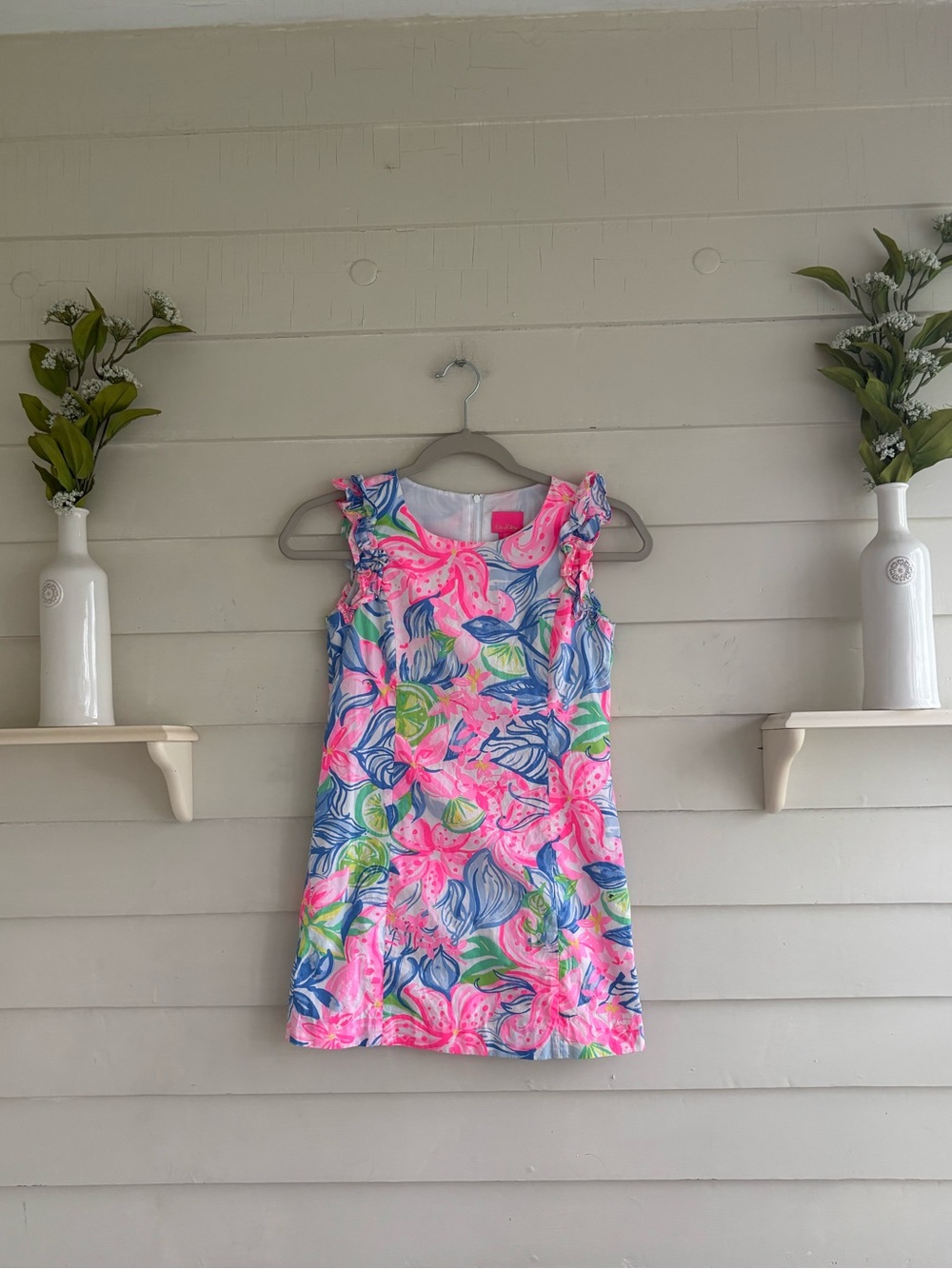Lilly Pulitzer Mini Steffi Shift Dress Havana Cocktail Girl’s Size 10 - Picture 2 of 14